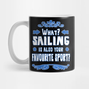 Sailing Wind Sailboat Captain Sailing Trip Mug